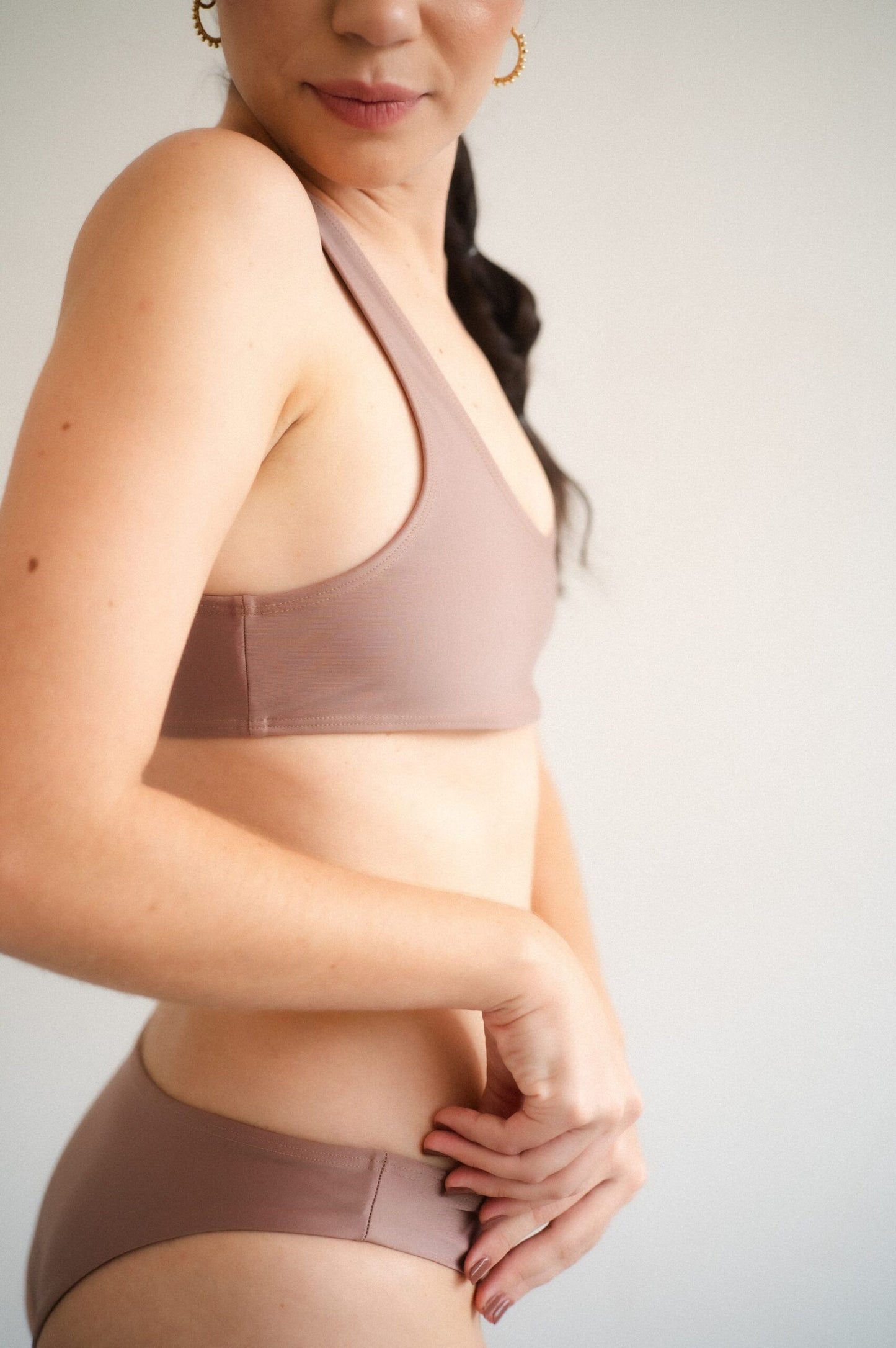 Roxy swimwear top cocoa