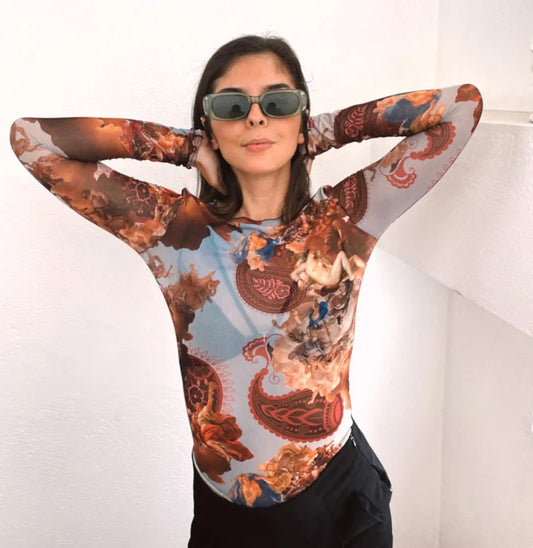 Buzos transparentes - Buzos manga larga para mujer con estilo