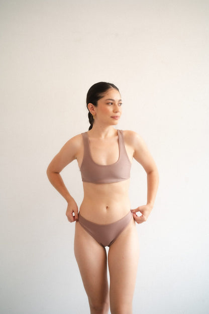 Roxy swimwear top cocoa