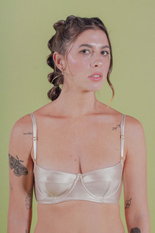 Cleo Bra color champaña