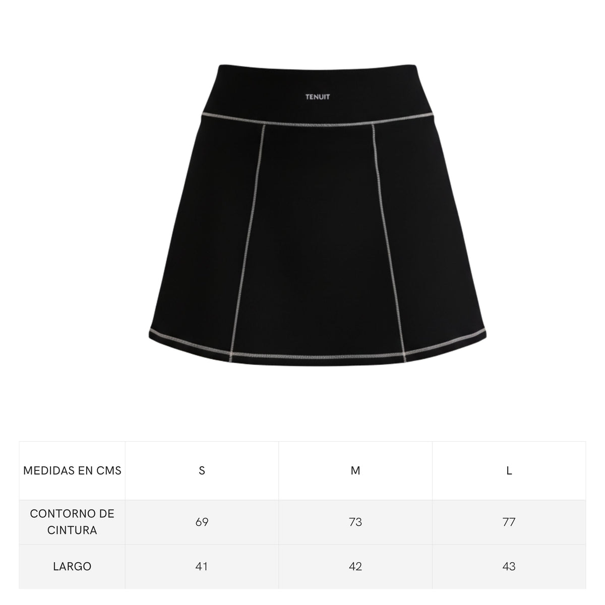 Check Mini – Minifalda rib